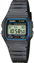 Часы CASIO TIMELESS COLLECTION F-91W-1YEG