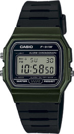 Часы CASIO TIMELESS COLLECTION F-91WM-3AEF